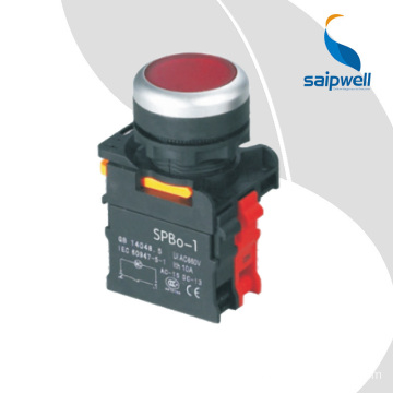 SAIP/SAIPWELL Push Button Switch New Technology Plastic Electric Push Button With Light